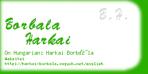 borbala harkai business card